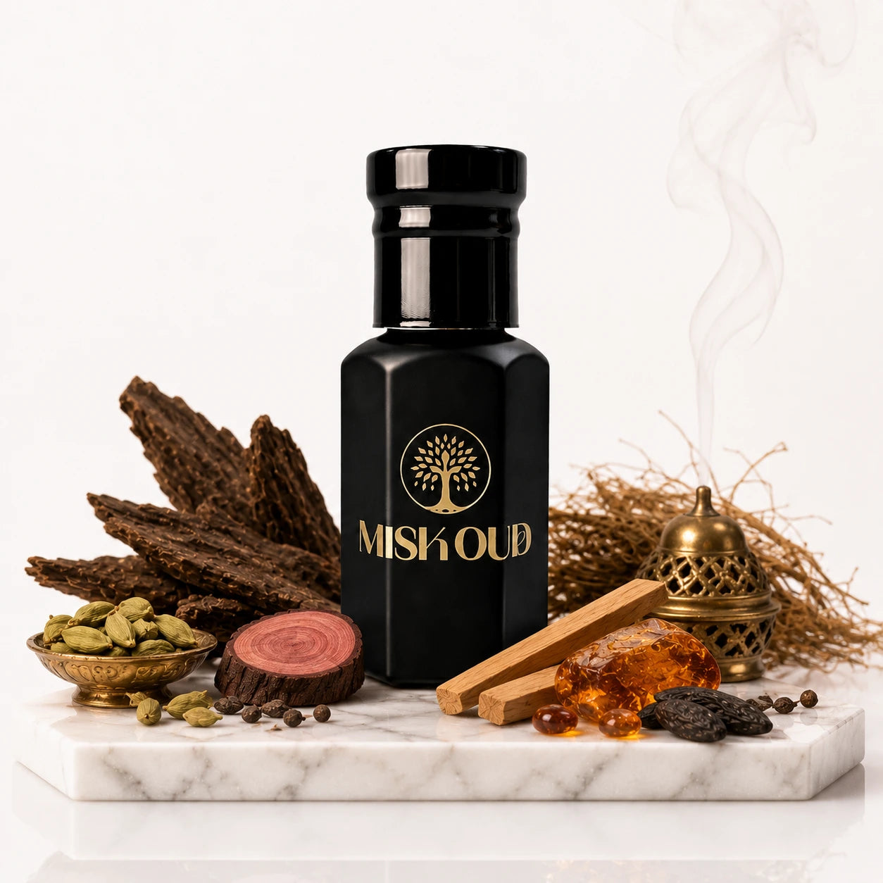 Smoky Oud Perfume Oil – Wood Oud Style Amber Attar