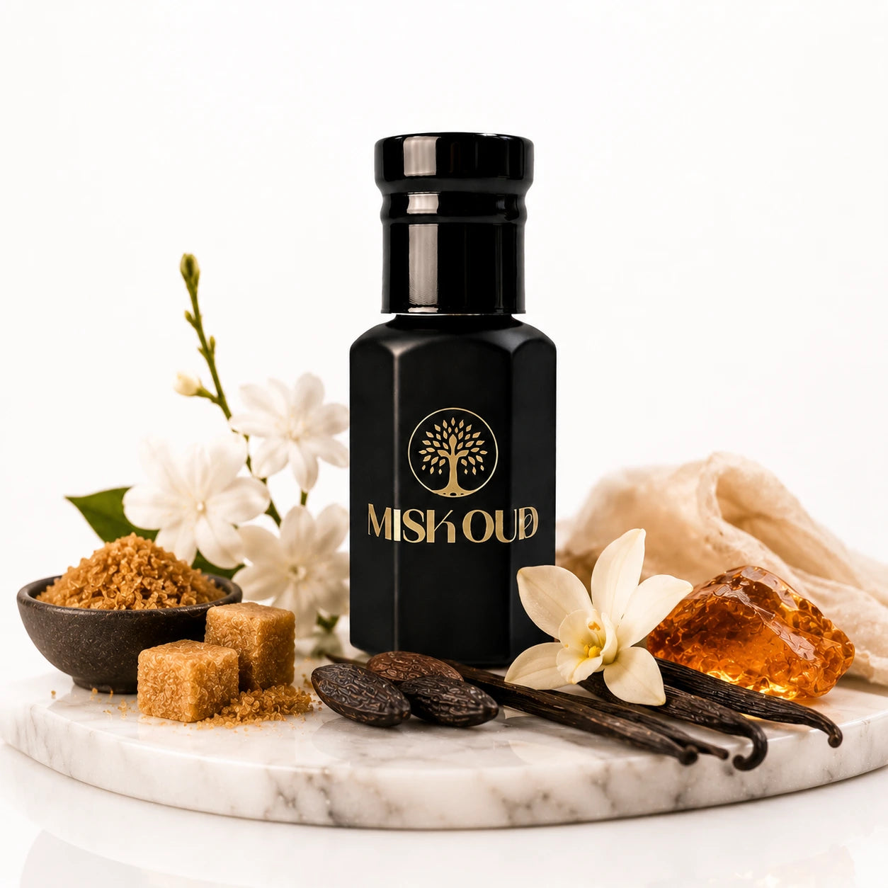 Vanilla Gourmand Perfume Oil – Sweet Amber Creamy Attar