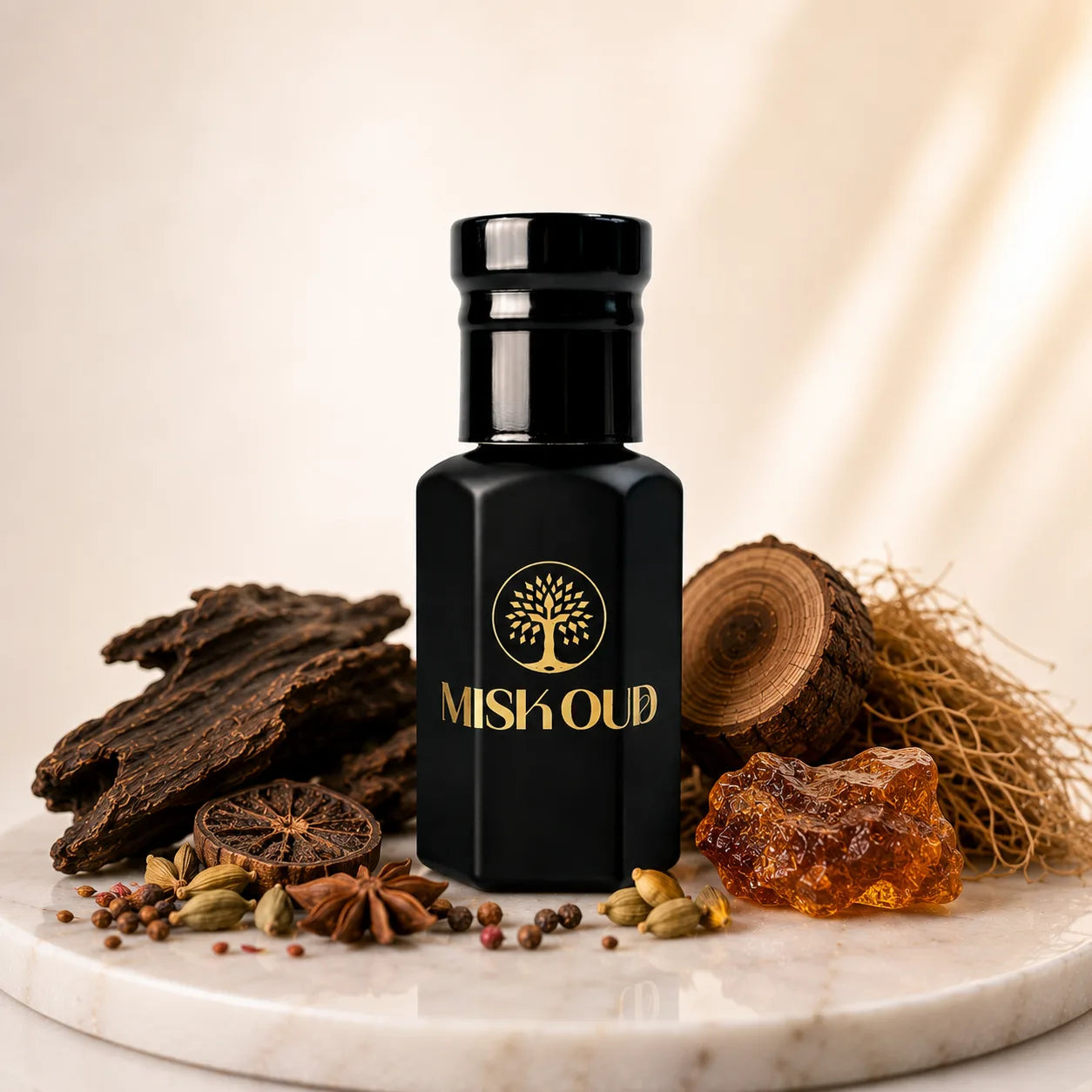 Amber Wood Perfume Oil UK – Spicy Oud Attar
