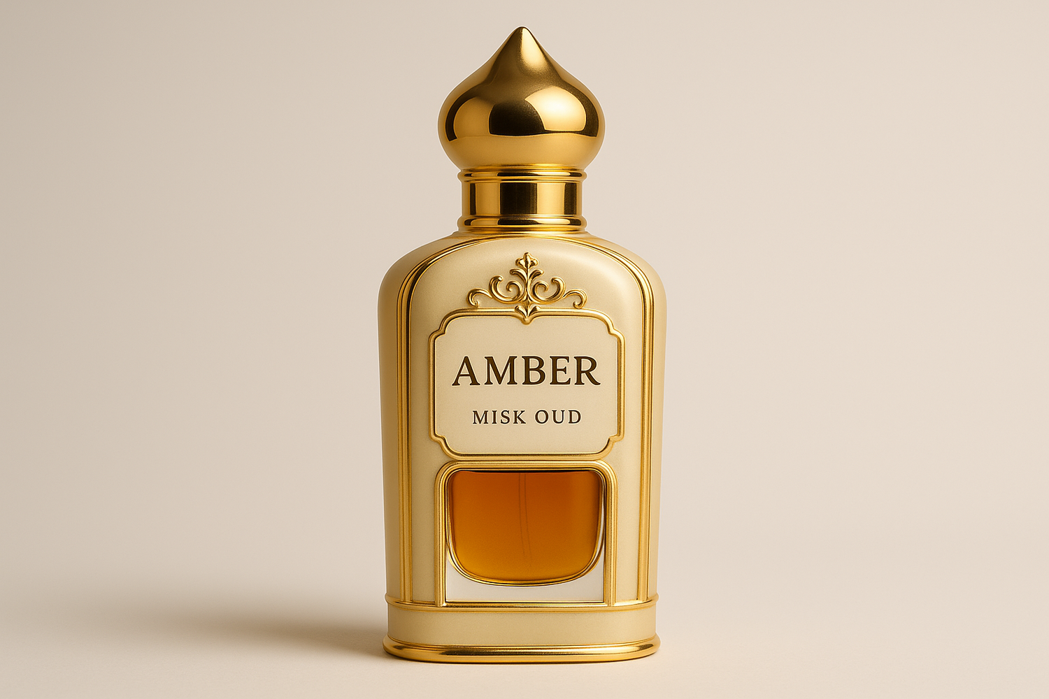 use cream and golden colour bottle